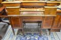 Edwardian mahogany desk Thumbnail 6