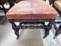 Set ten victorian carved dining chairs Thumbnail 3