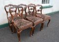 Set of six victorian rosewood chairs Thumbnail 2