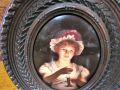 Pair of german /austrian hand painted porcelain plaques Thumbnail 3