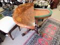 Victorian burr-walnut card table Thumbnail 2