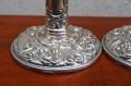 Pair silver candlesticks  Thumbnail 2
