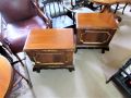 Pair mahogany gilt pedestals Thumbnail 2