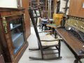 19th century oak rocking chair Thumbnail 3