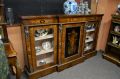 Victorian burr-walnut credenza Thumbnail 3