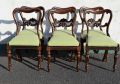 Set of six victorian rosewood chairs Thumbnail 1
