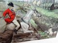 19th century walnut framed hunting engraving Thumbnail 2