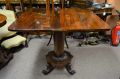 Victorian rosewood turn over leaf card table Thumbnail 4