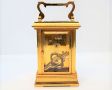 Brass cased carriage clock Thumbnail 4