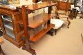 Victorian Mahogany three tier dumb waiter Thumbnail 2