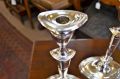 Pair silver candlesticks Thumbnail 2