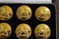 Cased set of eight livery gilt buttons Thumbnail 3