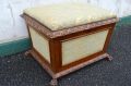 Victorian walnut ottoman Thumbnail 2