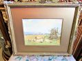Pair of gilt framed watercolours Thumbnail 2