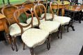 Set of six victorian mahogany chairs Thumbnail 2