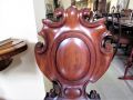 Pair mahogany hall chairs Thumbnail 2