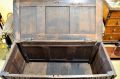 18th century carved Oak coffer / chest Thumbnail 3
