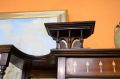 Art nouveau mahogany display cabinet Thumbnail 3