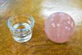 Rose quartz sphere Thumbnail 2