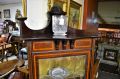 Edwardian mahogany corner cabinet Thumbnail 2