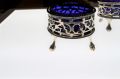 Pair of  irish georgian silver salts  Thumbnail 3