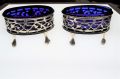 Pair of  irish georgian silver salts  Thumbnail 4