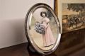 Large silver oval photo frame Thumbnail 2