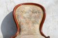 Victorian mahogany low chair Thumbnail 2