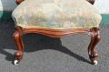 Victorian mahogany low chair Thumbnail 3