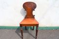 Victorian mahogany hall chair Thumbnail 2