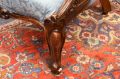 Victorian mahogany low chair Thumbnail 4