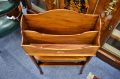 Edwardian mahogany book trough / stand Thumbnail 3