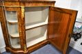 Victorian burr walnut credenza Thumbnail 2