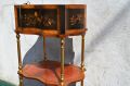 Kingwood & brass jardiniere wot not stand Thumbnail 3