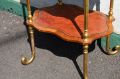Kingwood & brass jardiniere wot not stand Thumbnail 4