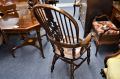 19th century oak windsor chair Thumbnail 3
