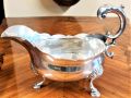 Irish silver sauce boat Thumbnail 4