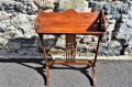 Edwardian mahogany bookstand/ trough Thumbnail 4