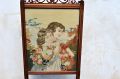 Victorian mahogany tapestry fire screen Thumbnail 2