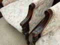 Pair of mahogany armchairs Thumbnail 3