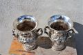 Two irish silver twin handled vases Thumbnail 4