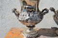 Two irish silver twin handled vases Thumbnail 3