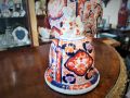 19th century imari vase & lid Thumbnail 3