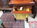 Victorian mahogany work table Thumbnail 2