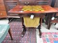 Victorian mahogany work table Thumbnail 3