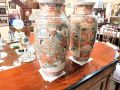 Pair of japanese  satsuma vases Thumbnail 2