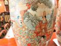 Pair of japanese  satsuma vases Thumbnail 3