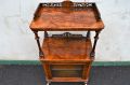 Victorian burr-walnut music cabinet Thumbnail 2