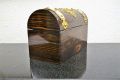 Victorian stationary box with brass /gilded overlay Thumbnail 3