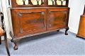 Two door edwardian mahogany display cabinet Thumbnail 2